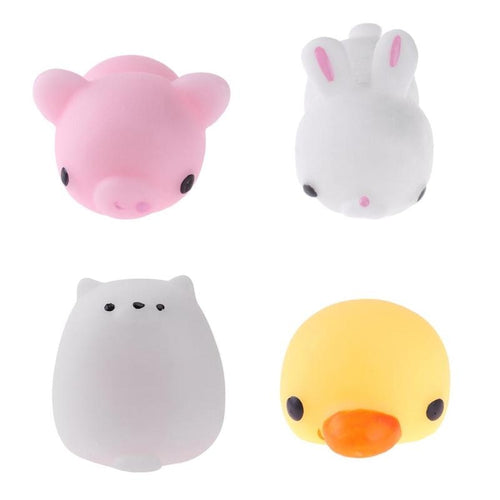 Funny Pressure Reduce Cute Mini Slow Rising Animal Novelty Squeeze Toys Soft Kawaii Hand Squishy Toy Gift for Kids Children